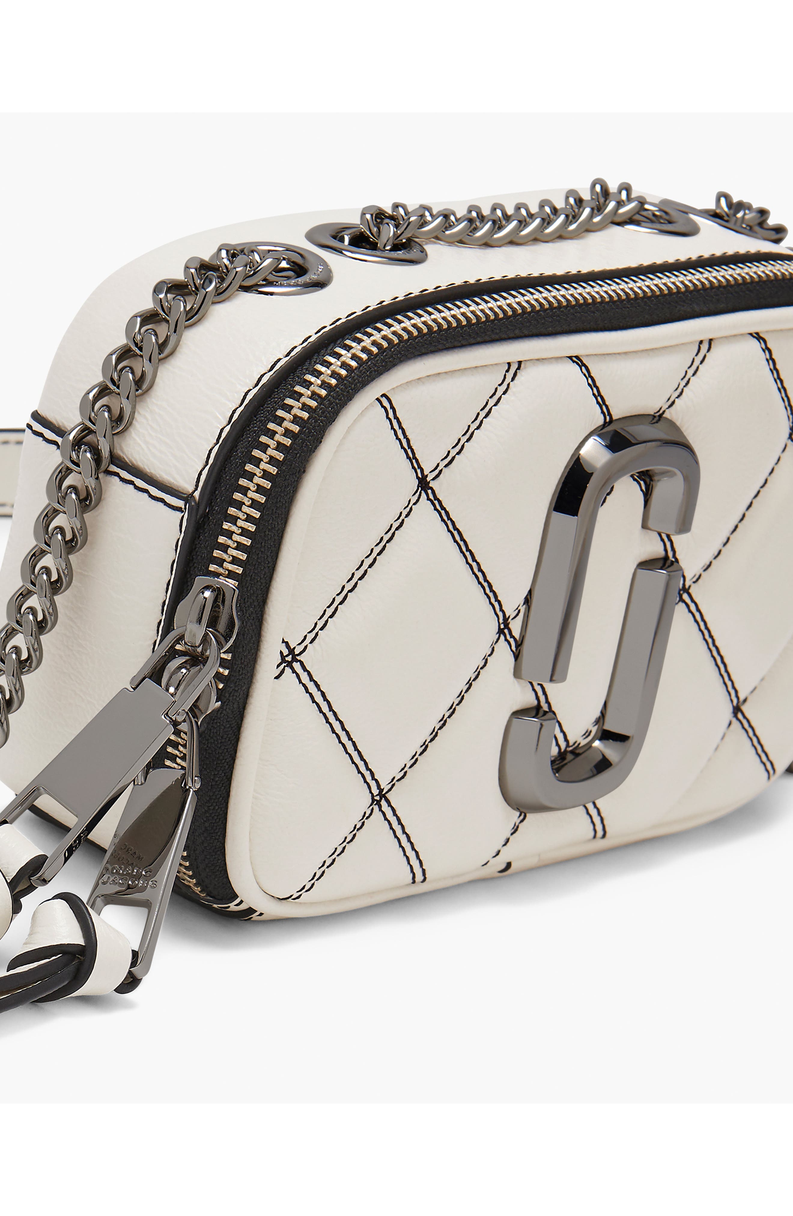 Marc Jacobs The Bi-Color Quilted Softshot Bag, Alternate, color, 