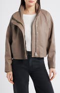 AllSaints Ryder Crop Leather Jacket