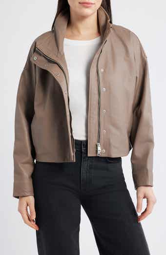 Ryder Crop Leather Jacket