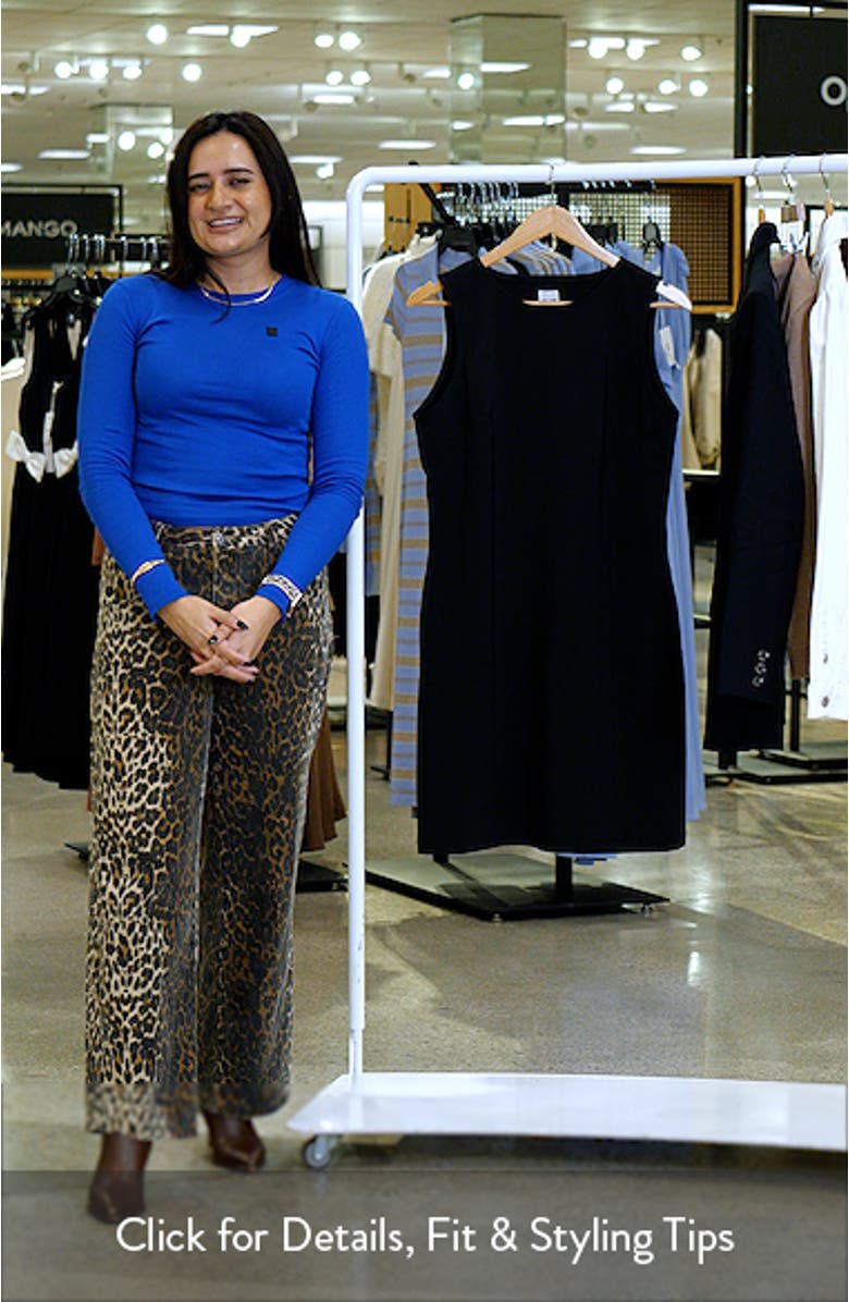 Sleeveless Stretch Little Black Dress, sales video thumbnail