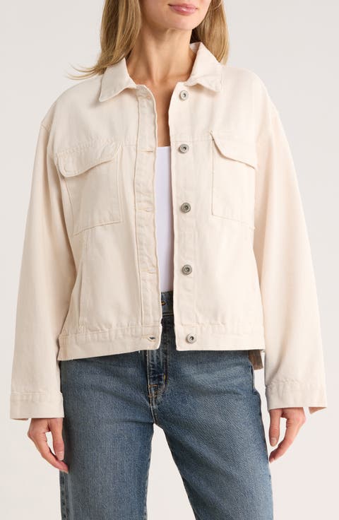 Oversize Button Front Jacket