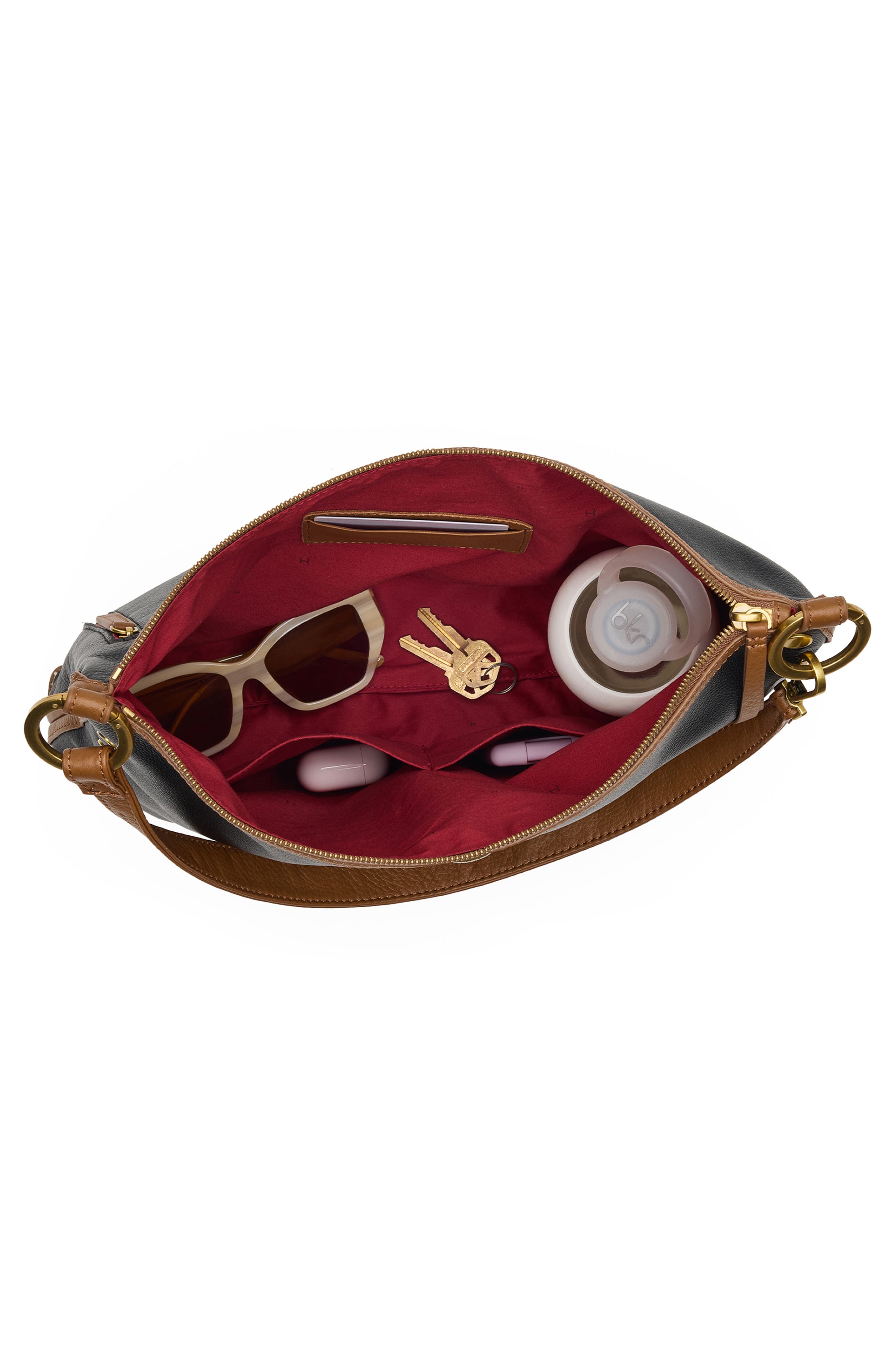 Kyle Large Leather Hobo, Alternate, color, EAST END/ ANTIQUE GOLD