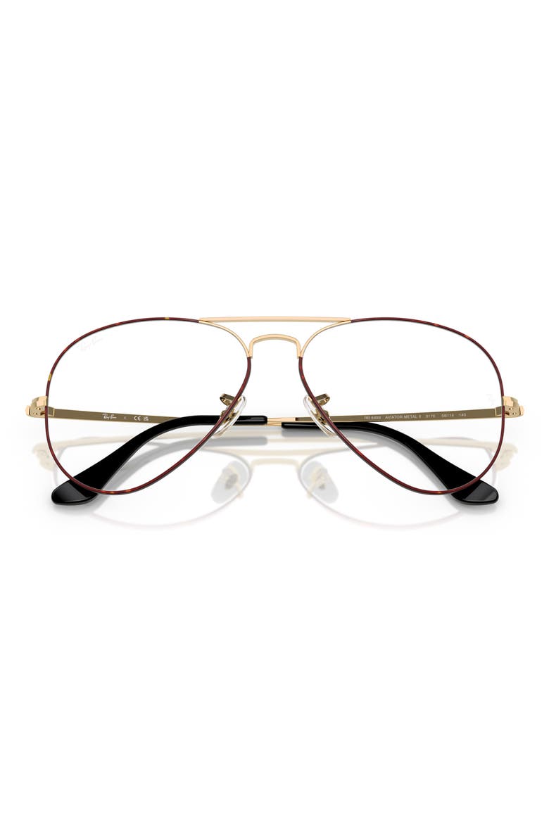 6489 58mm Optical Glasses, Alternate, color, BLACK
