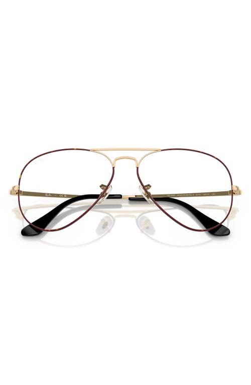 Ray Ban Ray-ban 6489 58mm Optical Glasses In Black