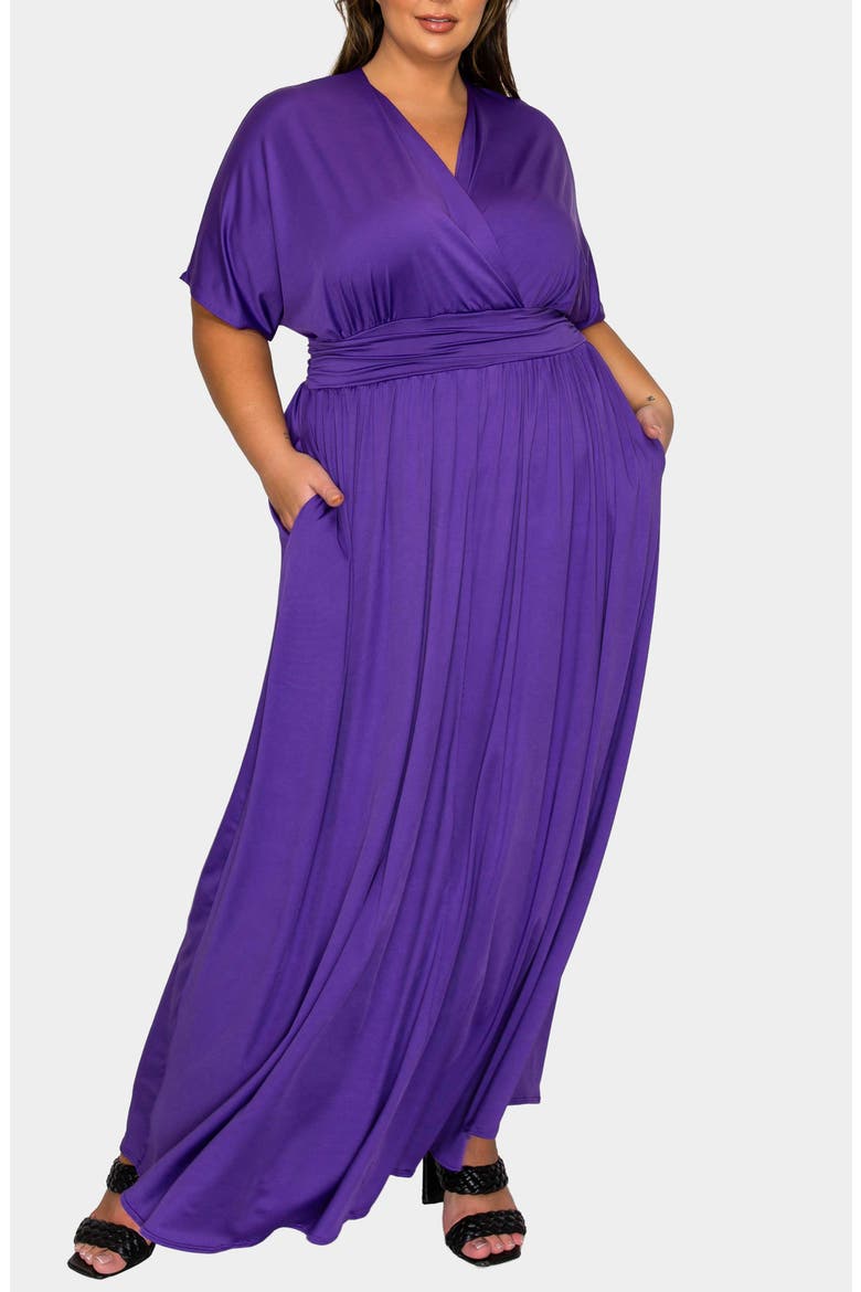 Raffi Maxi Dress, Main, color, PURPLE