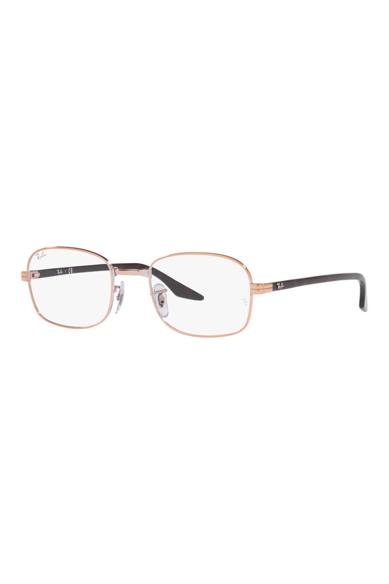 0RX3690V 51mm Pillow Optical Glasses, Alternate, color, COPPER