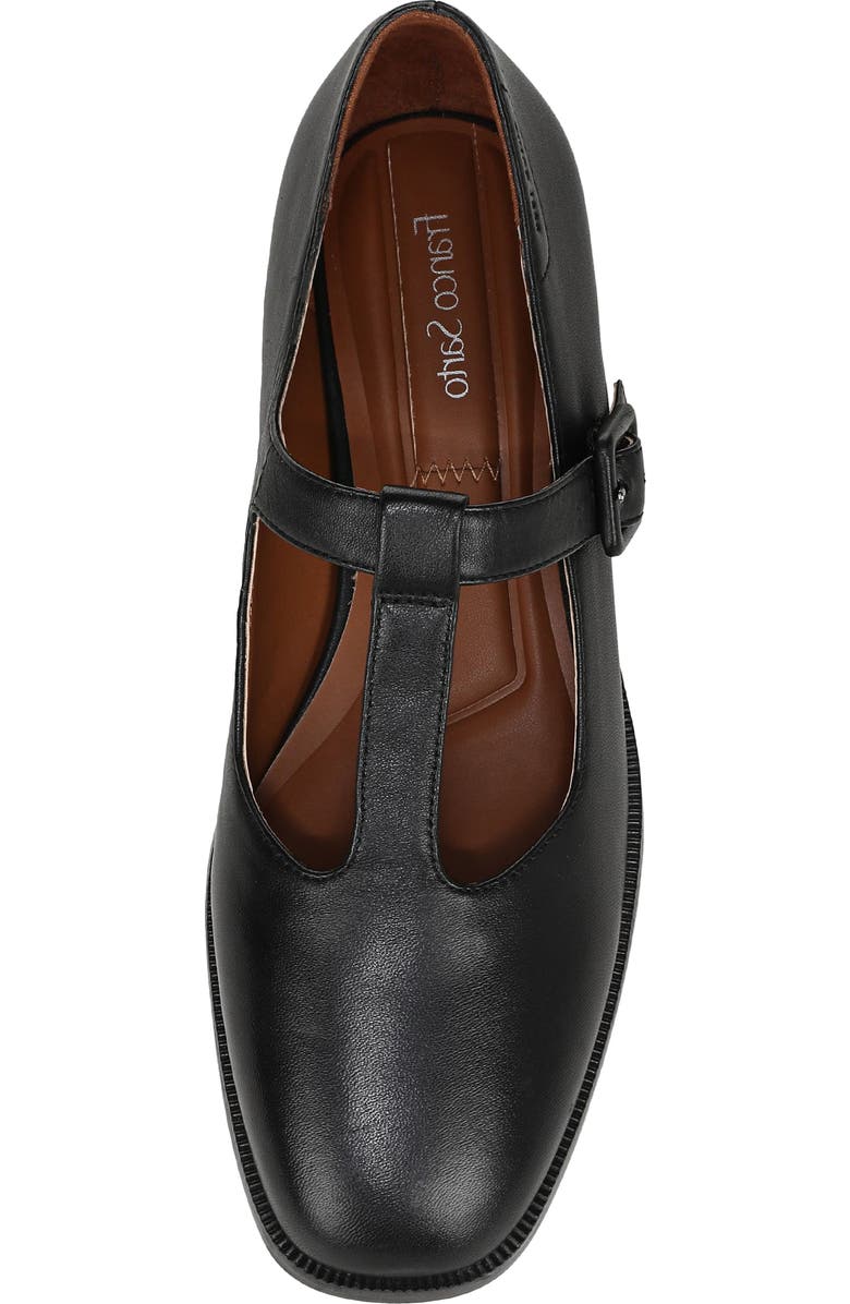 Franco Sarto Kenley T-Strap Flat, Alternate, color, Black