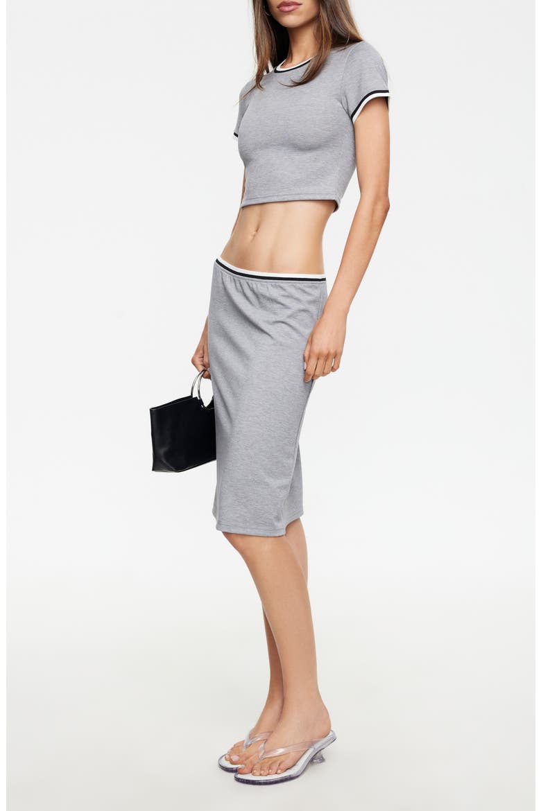 Laguna Midi Skirt, Alternate, color, GREY