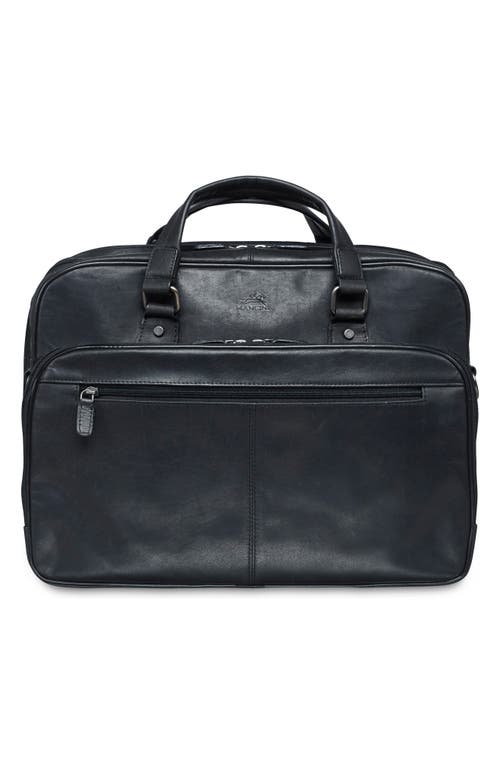 Mancini Expandable Rfid Briefcase In Black
