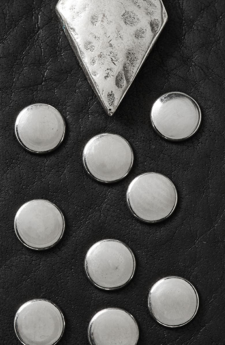 Isabel Marant Zalli Studded Leather Belt, Alternate, color, 