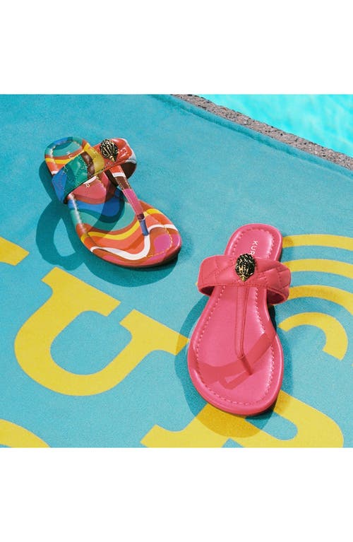 Kurt Geiger London Kensington T-bar Sandal In Multi