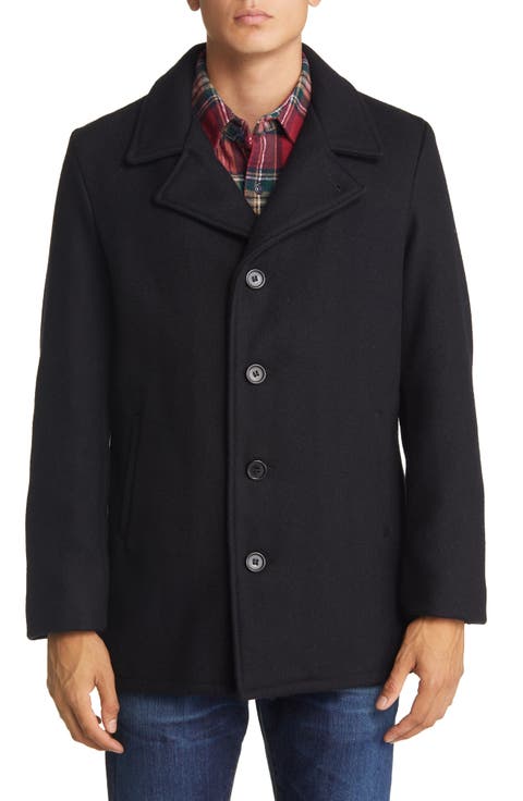 Wool Blend Car Coat