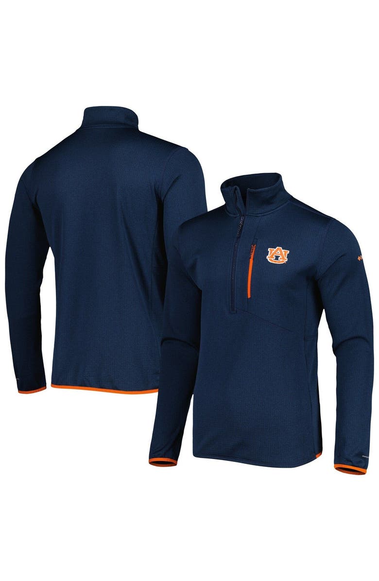 Columbia Men's Columbia Navy Auburn Tigers Park View Omni-Wick Half-Zip Top, Alternate, color, Navy