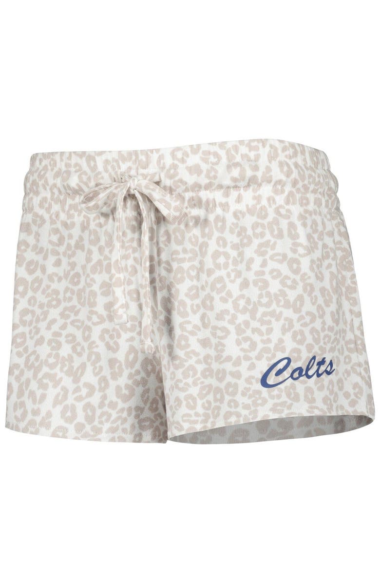 CONCEPTS SPORT Women's Concepts Sport White/Cream Indianapolis Colts Montana Knit T-Shirt & Shorts Sleep Set, Alternate, color, White