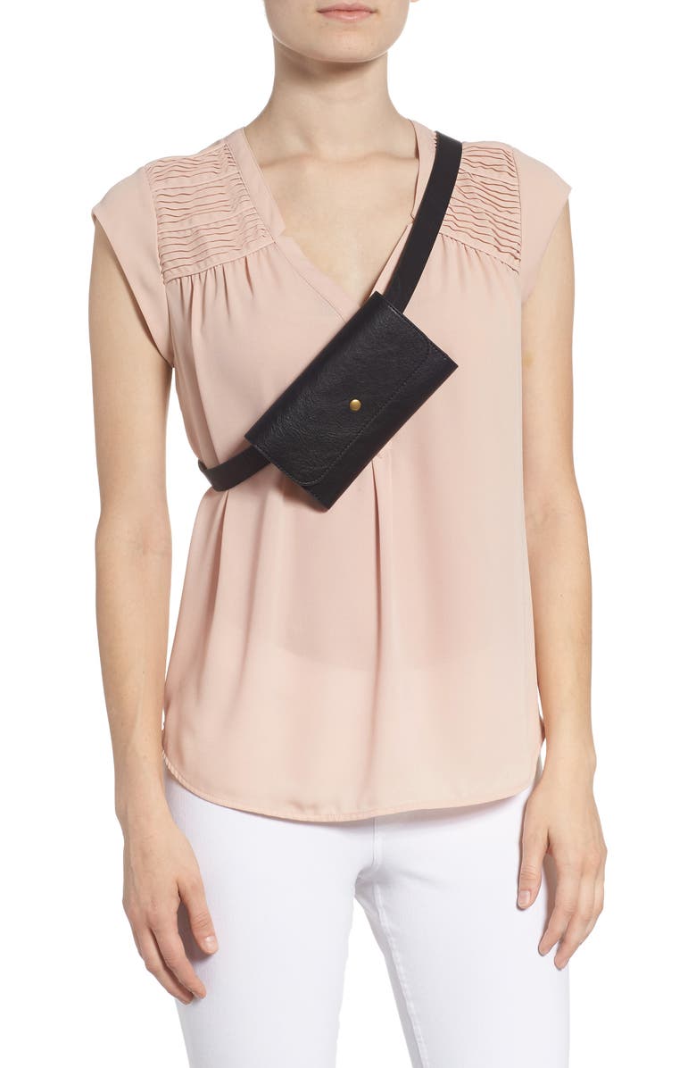 Treasure & Bond Faux Leather Belt Bag, Alternate, color,