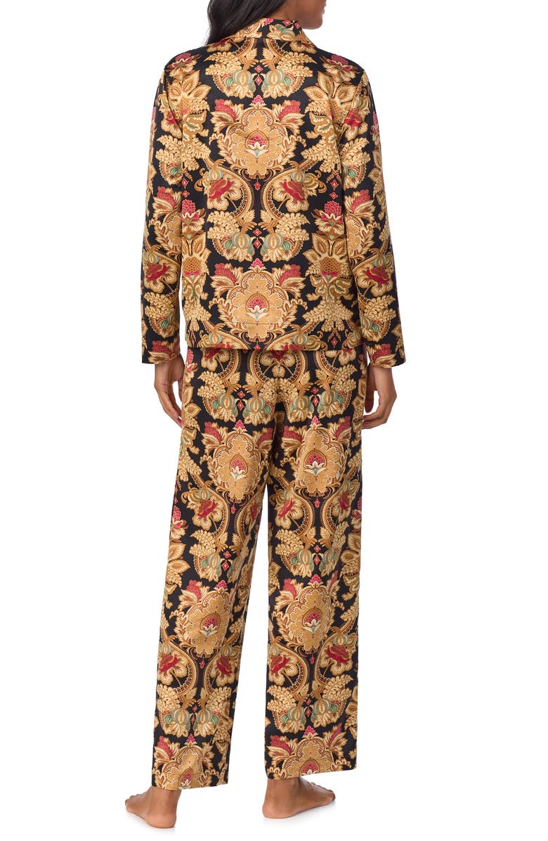 Lauren Ralph Lauren Print Satin Pajamas, Alternate, color, 