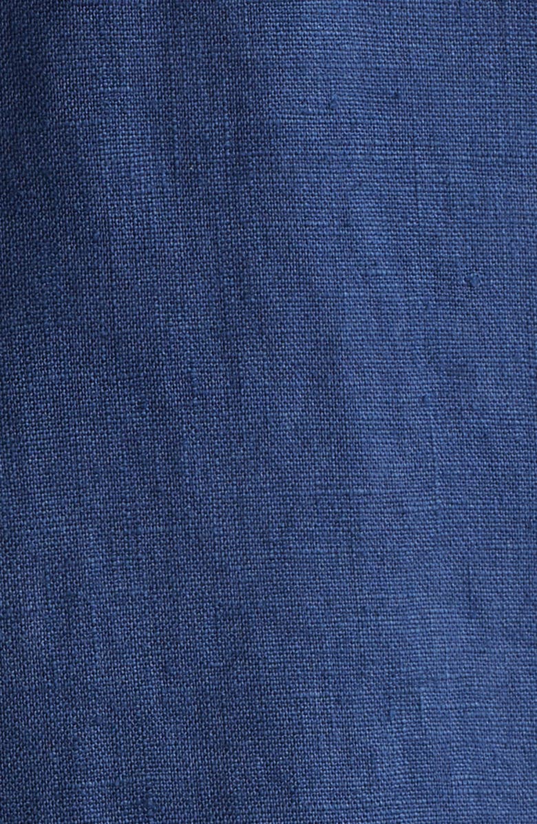 Frank & Eileen Finley Sleeveless Linen Button-Up Shirt, Alternate, color, Navy