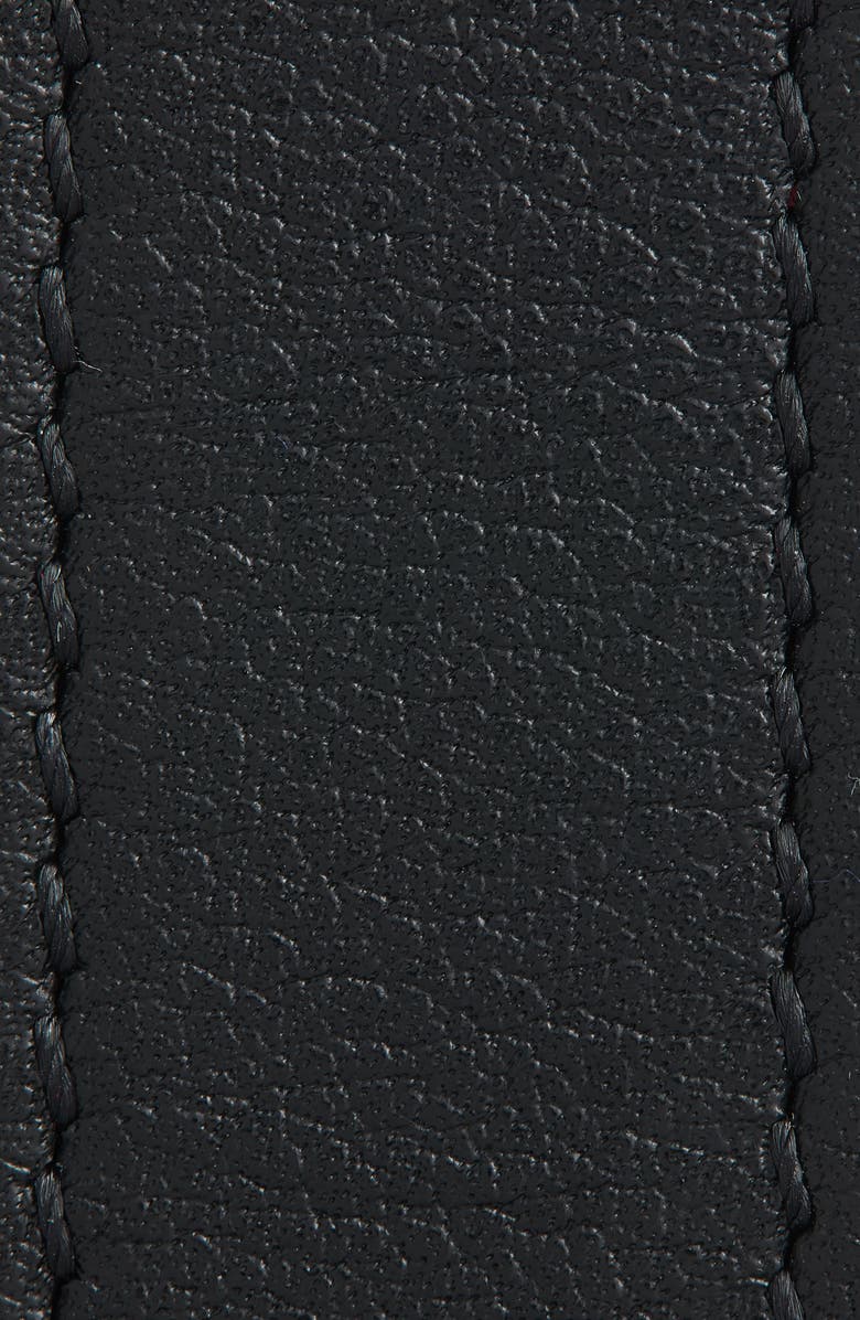 Valentino Garavani VLOGO Signature Reversible Leather Belt, Alternate, color, Black/ Red