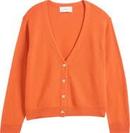 THE GREAT. The Tiny V-Neck Cashmere Cardigan