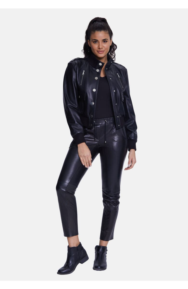 Furniq UK Verity Bomber Jacket, Alternate, color, Black