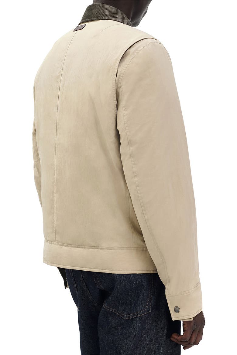 Derrick Down Barn Jacket, Alternate, color, LIGHT METAL
