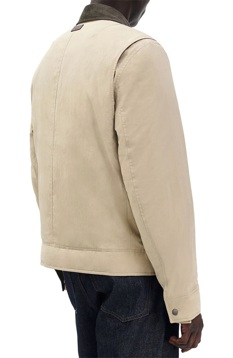 rag & bone Derrick Down Barn Jacket, Alternate, color, Light Metal