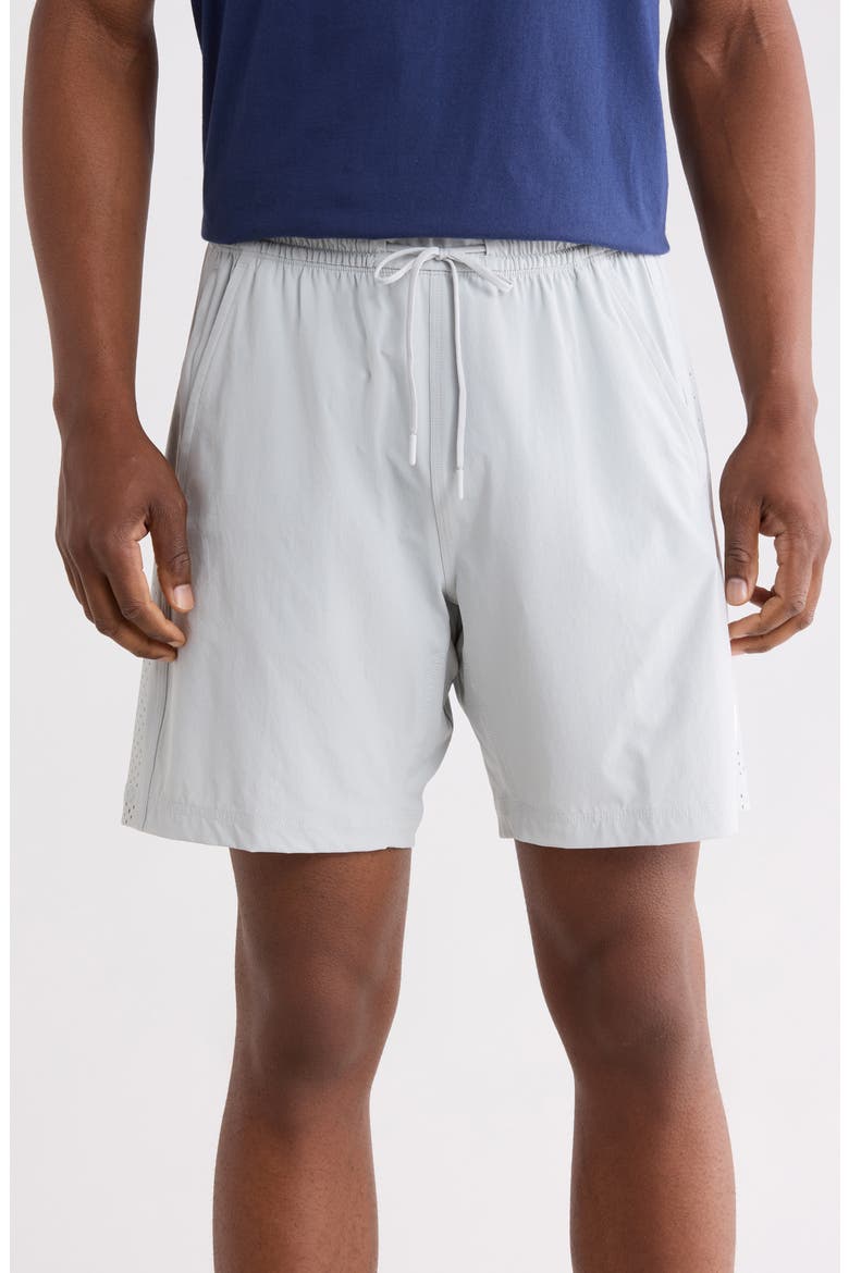 7-Inch Performance Nylon Training Shorts, Main, color, FOG