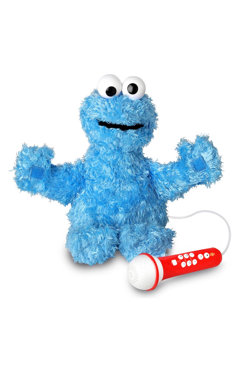 Sesame Street Karaoke Crew Plush Karaoke Singing Toy, Alternate, color, BLUE
