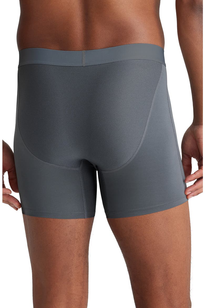 3-Pack 360 Sport Micro 6-Inch boxer Briefs, Alternate, color, BLACK, TURBULENCE, MONUMENT