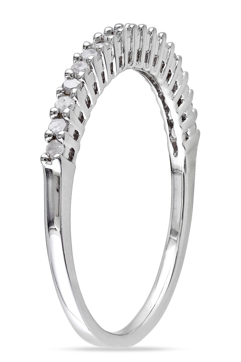 Diamond Anniversary Ring - 0.20ct., Alternate, color, SILVER