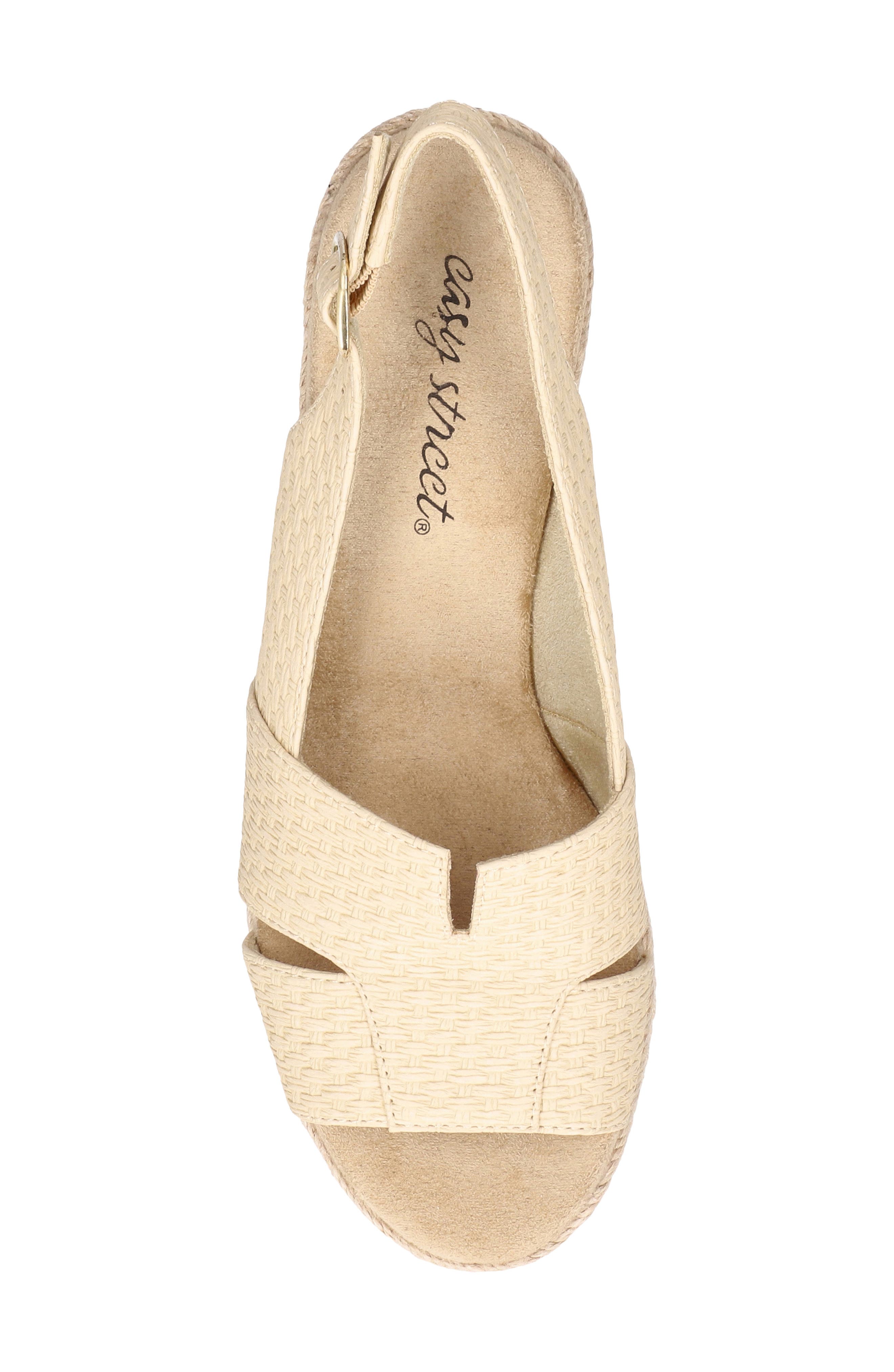 Resort Slingback Wedge Sandal, Alternate, color, NATURAL WOVEN BASKET