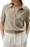 Lilysilk Cashmere Polo Sweater