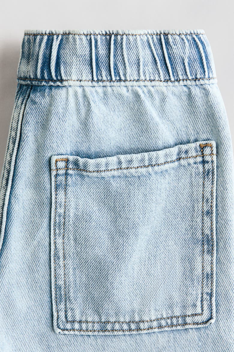 Cotton Denim Trousers, Alternate, color, Light denim blue