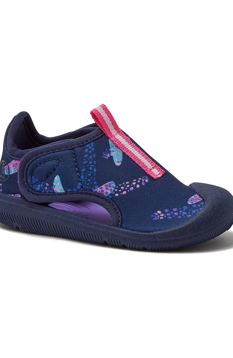 Lands' End Toddlers Adventurer Water Shoes, Alternate, color, Deep Sea Navy/Pink Starfish