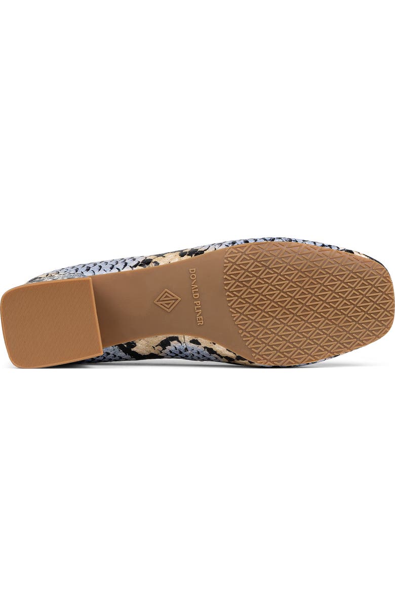 Donald Pliner Snakeskin Print Mid Heel Pump, Alternate, color,