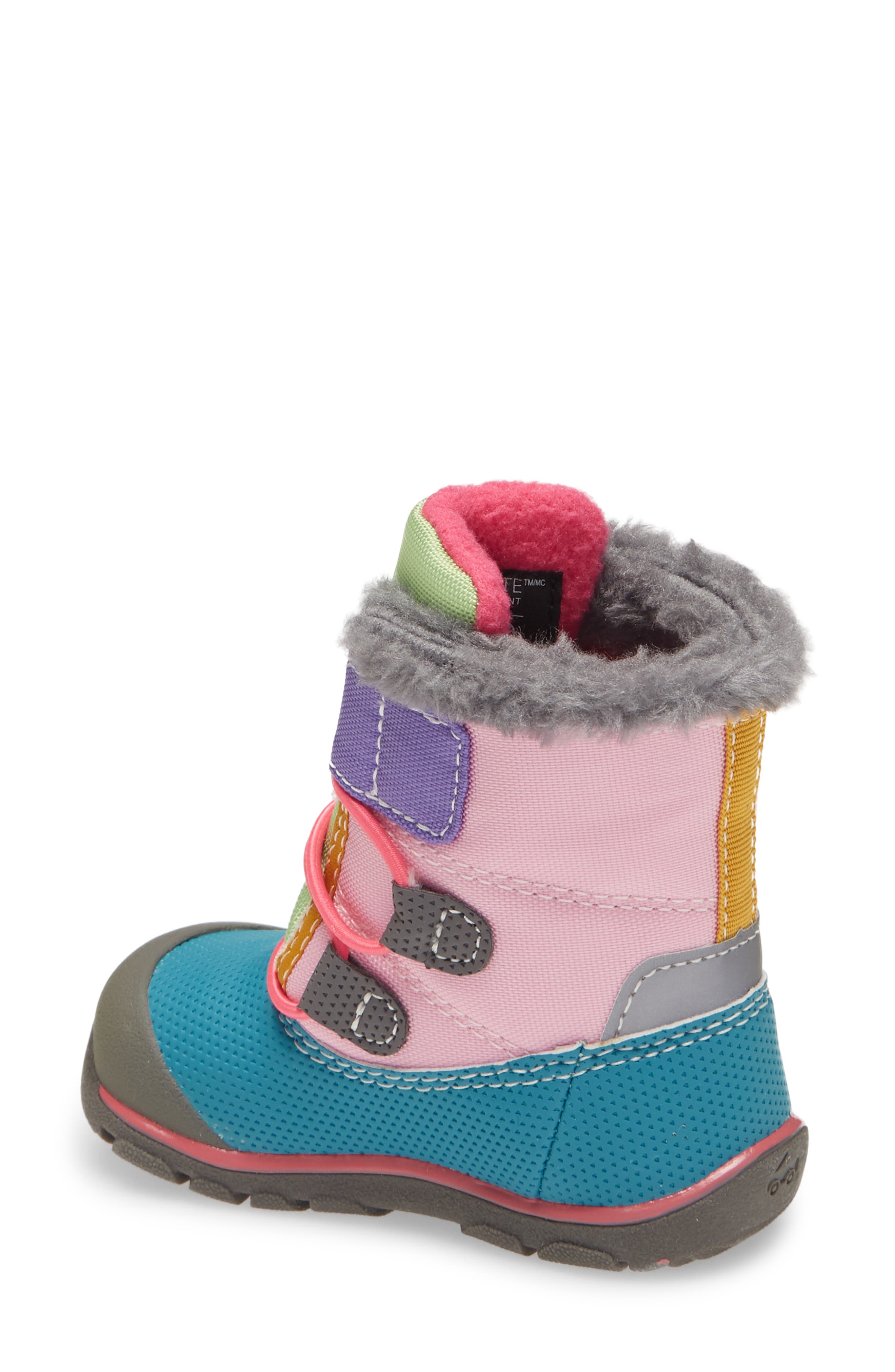 Gilman Waterproof Insulated Boot, Alternate, color, PINK/ TEAL