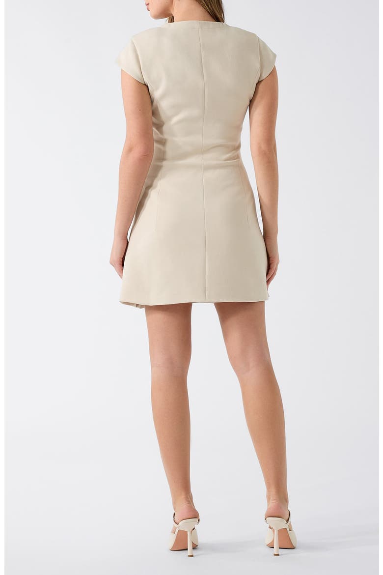 Joandra Pleated Minidress, Alternate, color, MEDIU