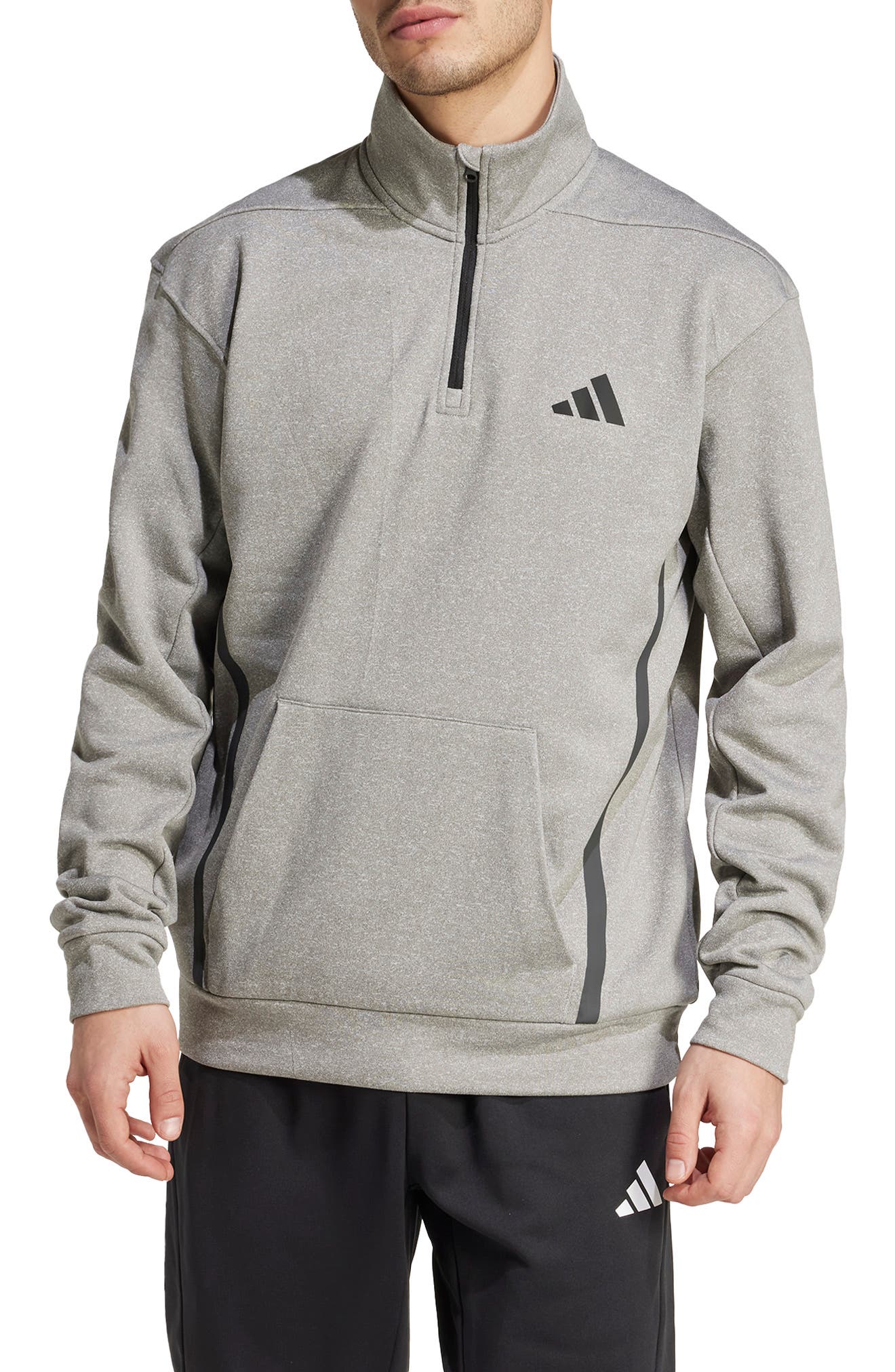 adidas Game & Go Team Issue Climacool Quarter Zip Pullover (Men