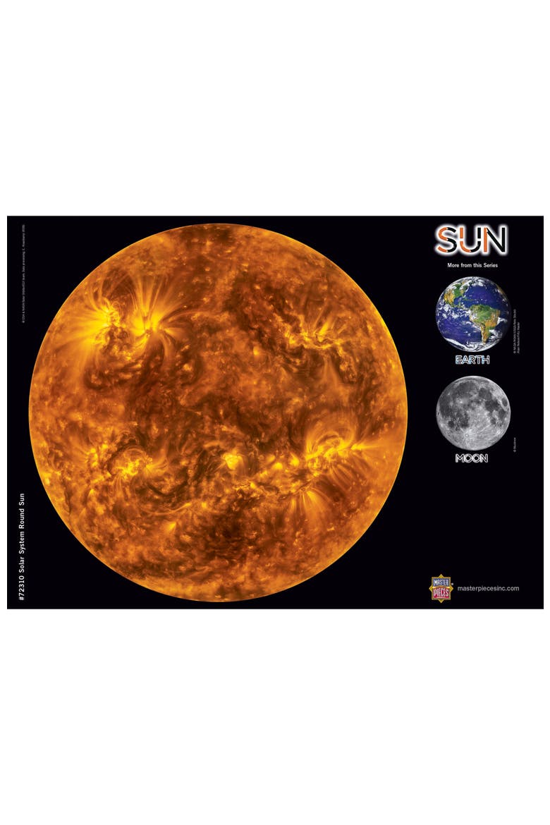 The Sun 1000 Piece Round Jigsaw Puzzle, Alternate, color, Multicolor