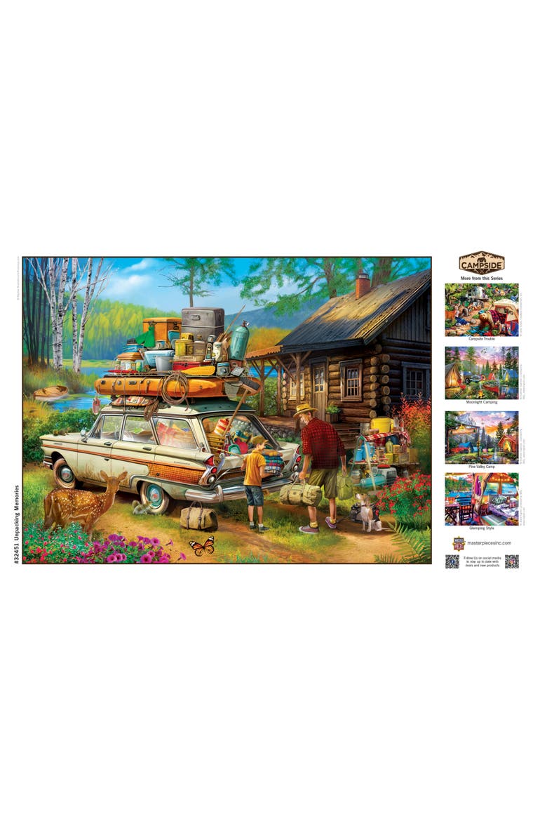 Unpacking Memories 300 Piece Puzzle, Alternate, color, Multicolor