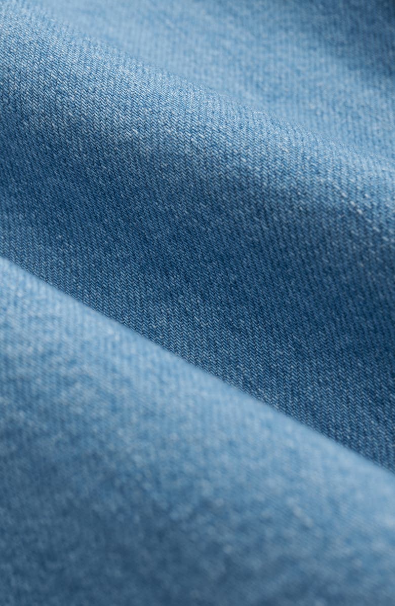 Brooks Brothers Faded Denim Snap-Up Western Shirt, Alternate, color, 