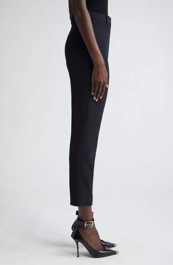 パンツ Mcqueen Crepe Cigarette Pants McQueen High Waist Leaf Crepe Cigarette Trousers | Nordstrom