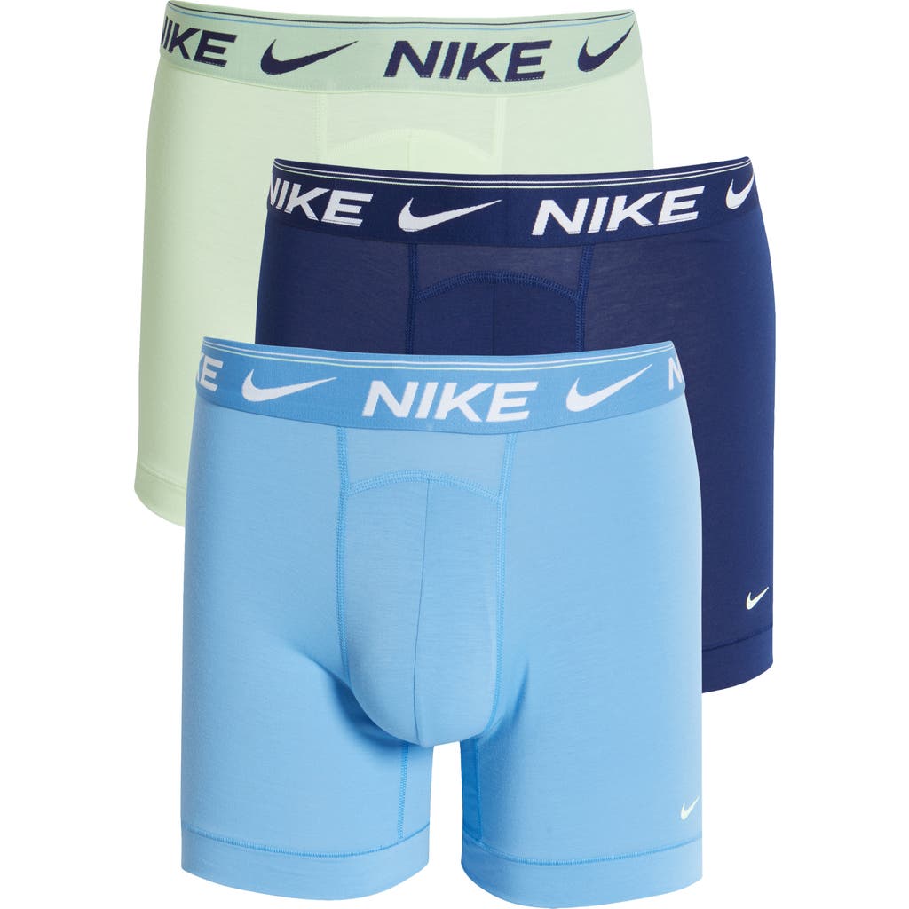 Nike Dri-fit Ultra Comfort 3-pack Boxer Briefs In Multi
