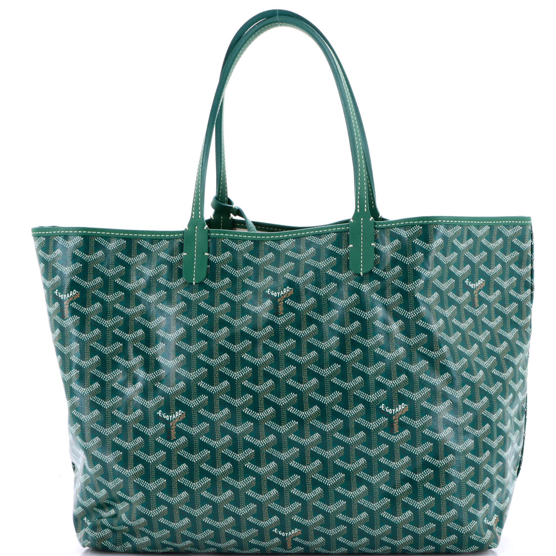 Pre-Owned Goyard Saint Louis Tote Coated Canvas PM, Main, color, 