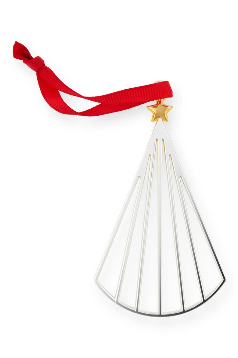 Umbrella Tree Ornament, Main, color, SILVER