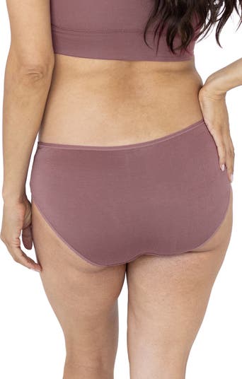 Assorted 5-Pack Under the Bump Full Coverage Maternity Briefs