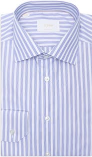 Eton <p>Contemporary Fit Twill Dress Shirt (Big)</p>