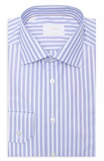 Eton <p>Contemporary Fit Twill Dress Shirt (Big)</p>