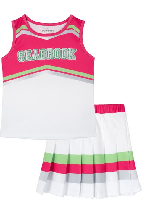 Zombies Cheerleader Tank Top and Skirt Set