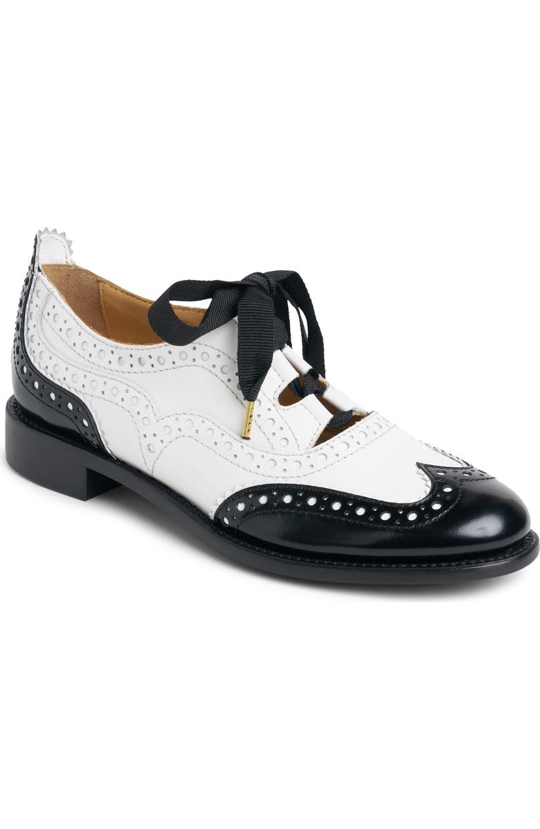 THE OFFICE OF US Ms. Lyndie Wingtip Oxford, Main, color, Black/ White